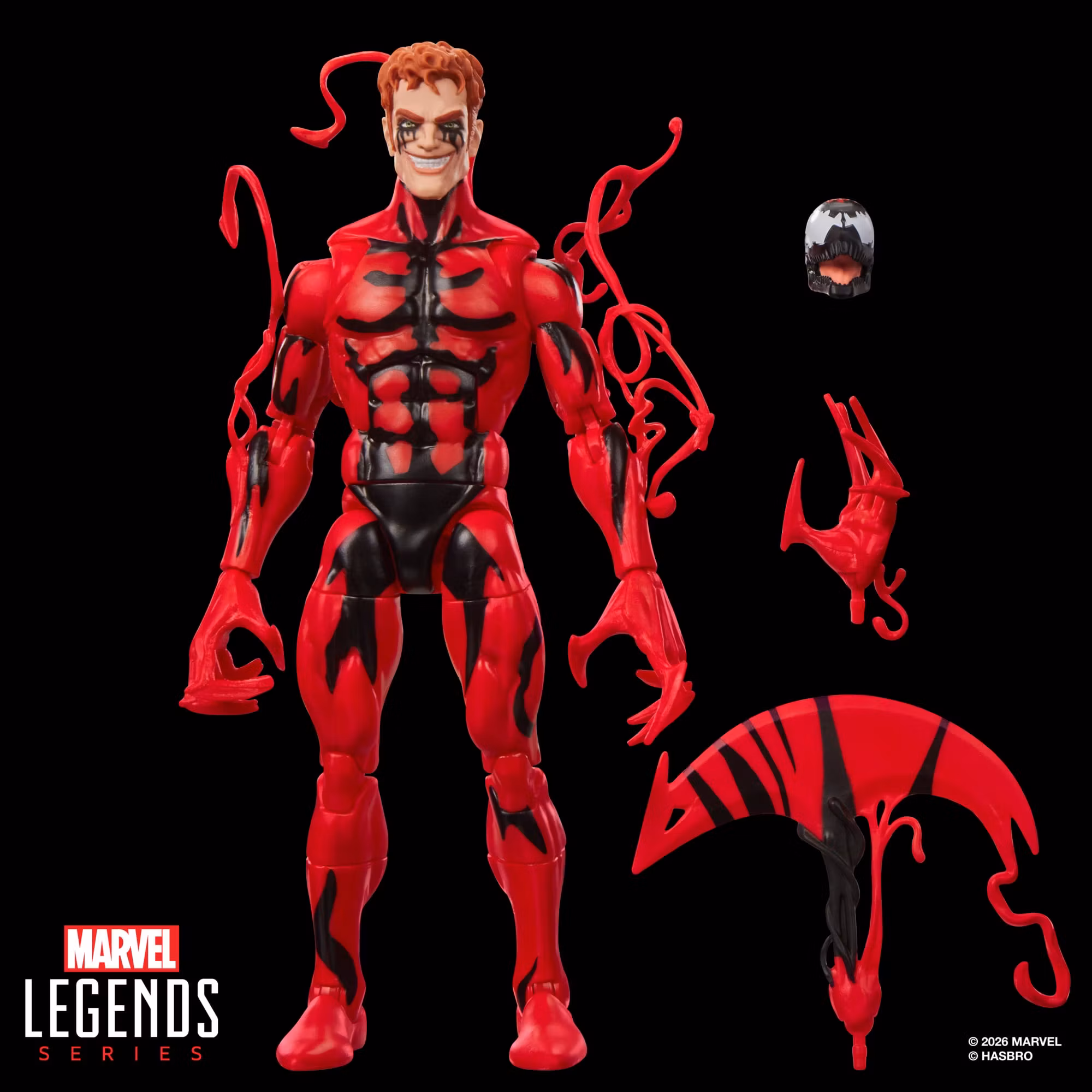 Spider-Man: The Animated Series Marvel Legends Retro Collection Carnage (Maximum Carnage Cardback) Action Figure