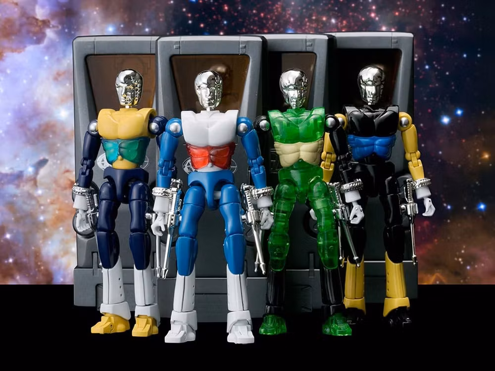 Microman T-Spark LegacySoul Spy Magician M14X 4-Figure Exclusive Set