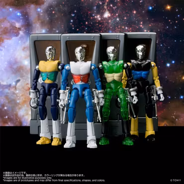 Microman T-Spark LegacySoul Spy Magician M14X 4-Figure Exclusive Set