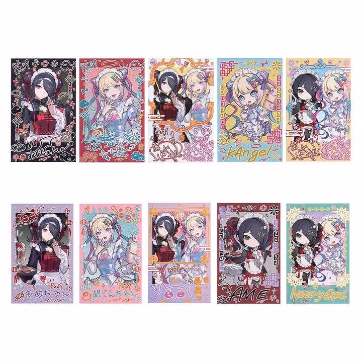 Needy Streamer Overload Needy Streamer Chinese Restaurant Series Trading Cards Collectible Instant Photo-Style