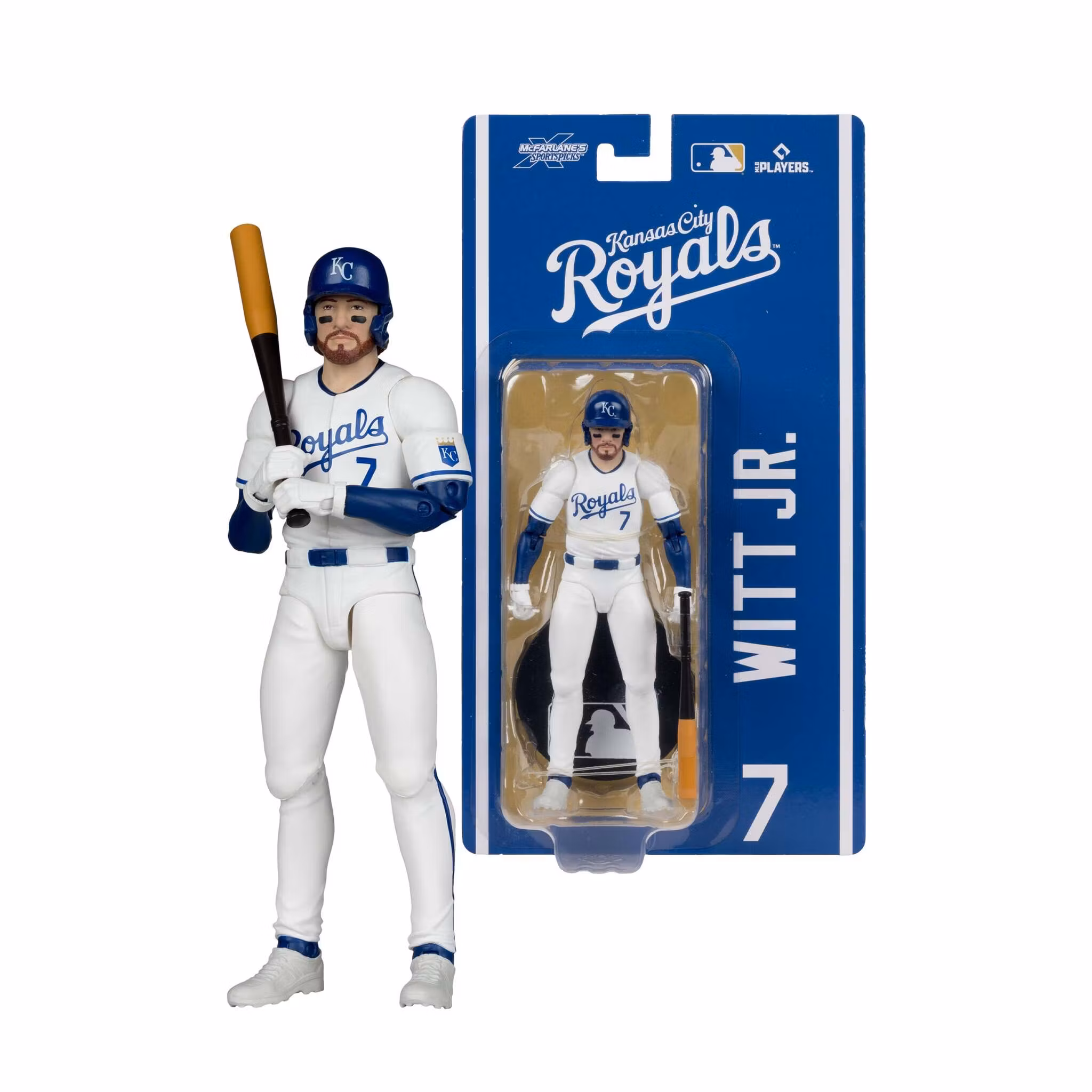 MLB SportsPicks Bobby Witt Jr. (Kansas City Royals) Action Figure