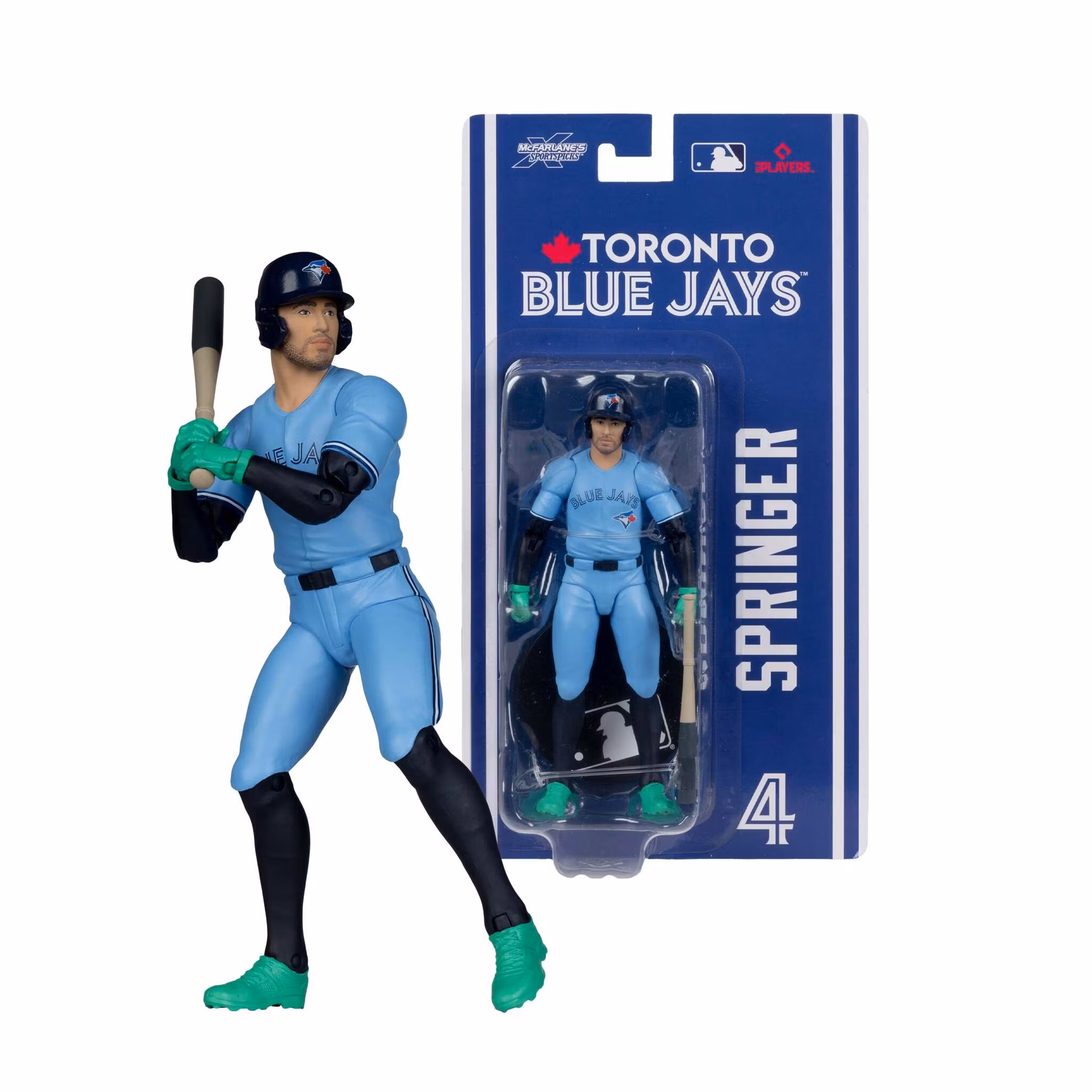 MLB SportsPicks George Springer (Toronto Blue Jays) Action Figure