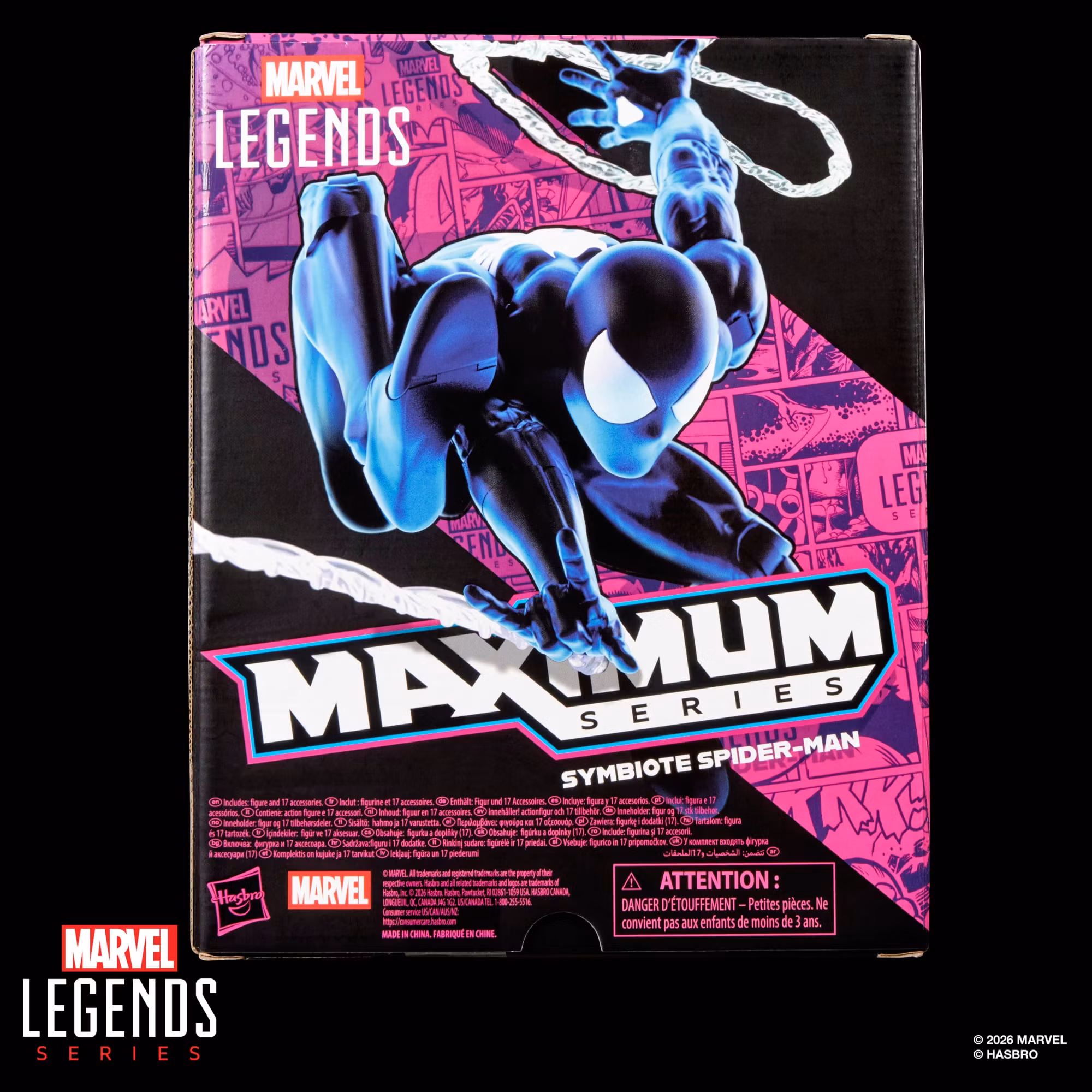 Marvel Legends Maximum Series Spider-Man (Symbiote) Action Figure