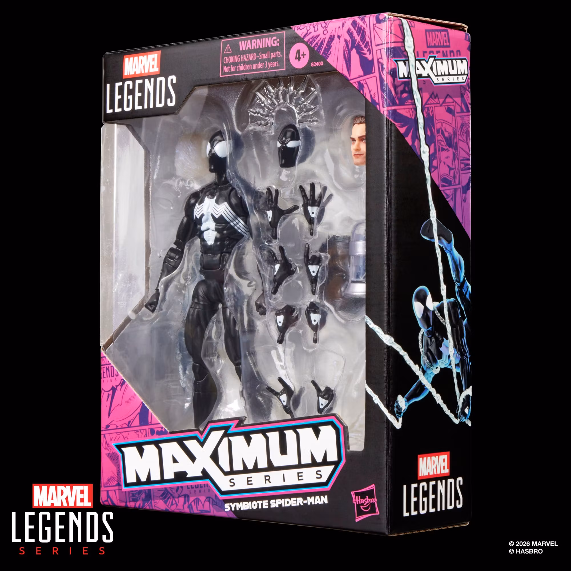 Marvel Legends Maximum Series Spider-Man (Symbiote) Action Figure
