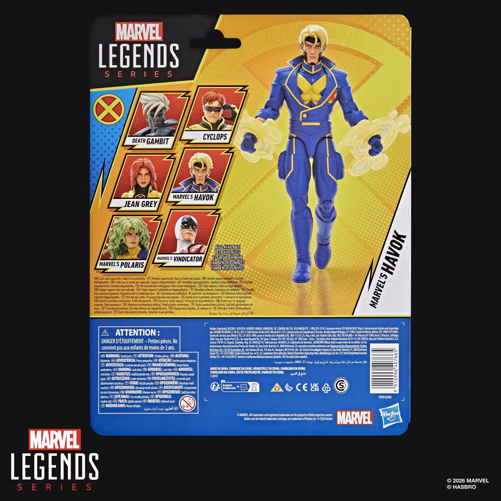 X-Men '97 Marvel Legends Marvel's Havok (Season 2) Action Figure