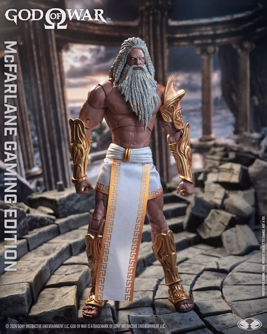 God of War McFarlane Gaming Edition Zeus Action Figure