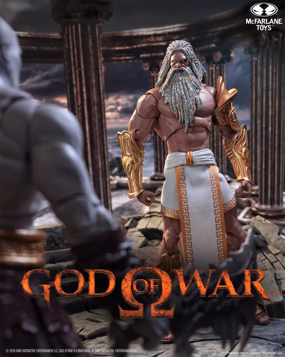 God of War McFarlane Gaming Edition Zeus Action Figure