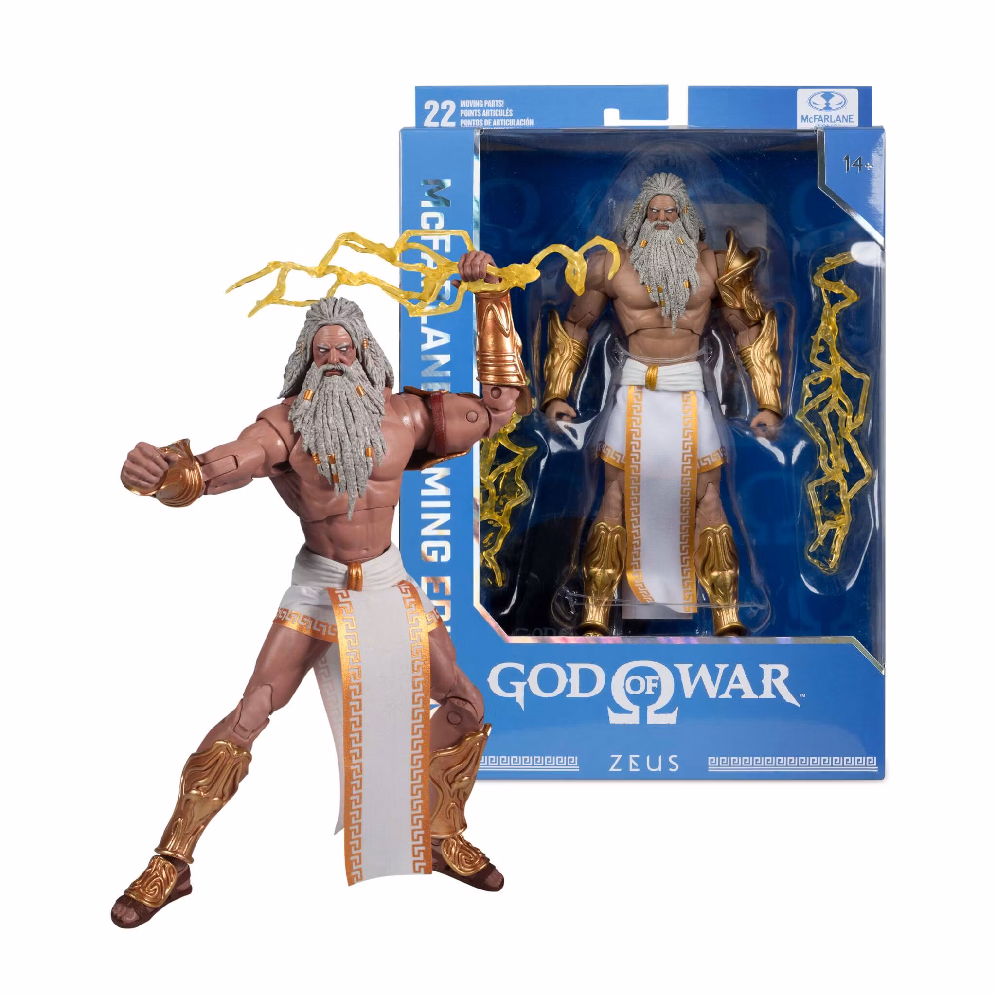 God of War McFarlane Gaming Edition Zeus Action Figure