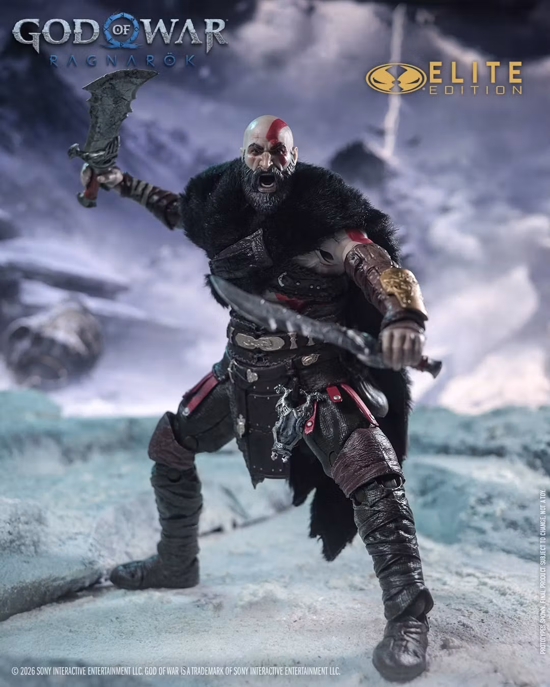 God of War Ragnarok McFarlane Elite Edition Kratos Action Figure
