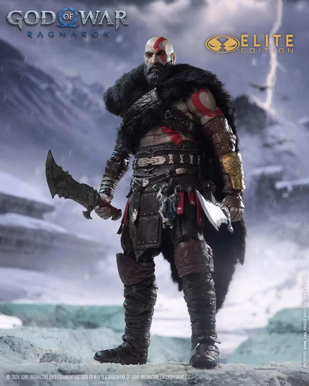 God of War Ragnarok McFarlane Elite Edition Kratos Action Figure