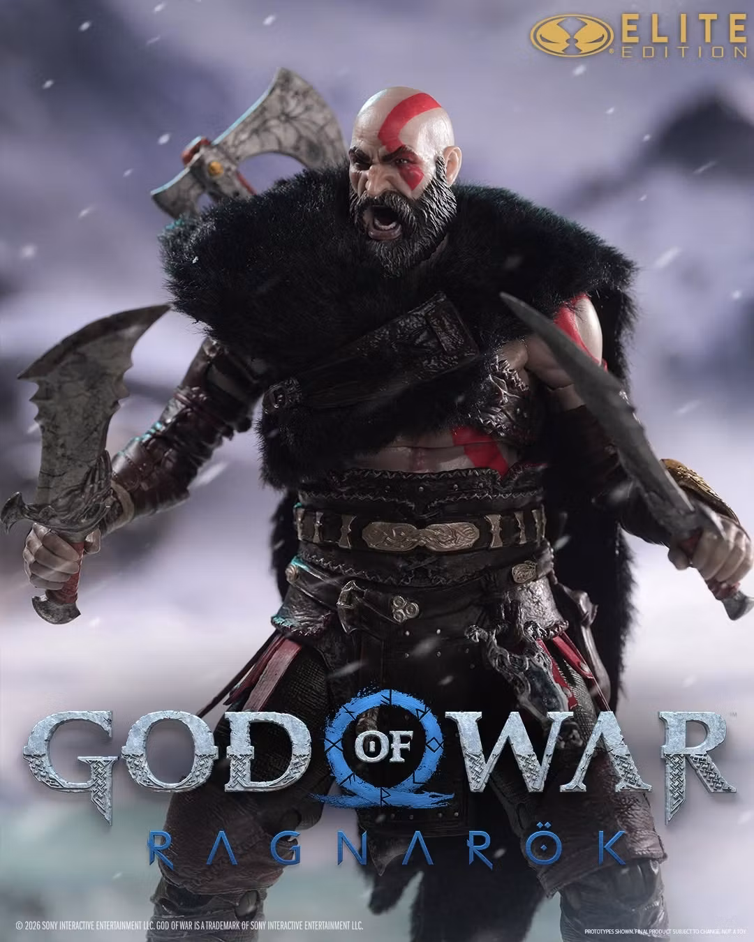 God of War Ragnarok McFarlane Elite Edition Kratos Action Figure