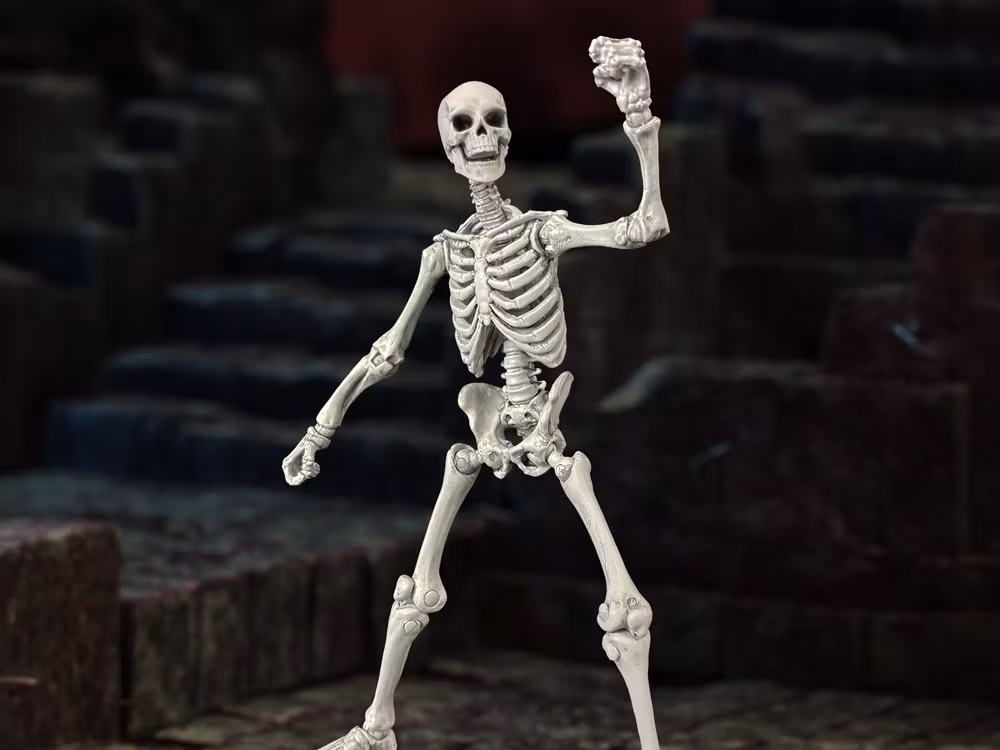 Epic H.A.C.K.S. Skeleton Blank (Bleached Remnants) 1/12 Scale Action Figure