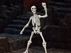 Epic H.A.C.K.S. Skeleton Blank (Bleached Remnants) 1/12 Scale Action Figure
