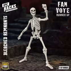 Epic H.A.C.K.S. Skeleton Blank (Bleached Remnants) 1/12 Scale Action Figure
