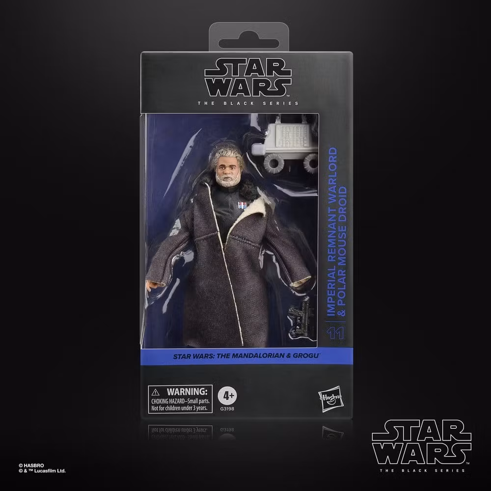 Star Wars: The Mandalorian & Grogu Black Series Imperial Remnant Warlord & Polar Mouse Droid Action Figure