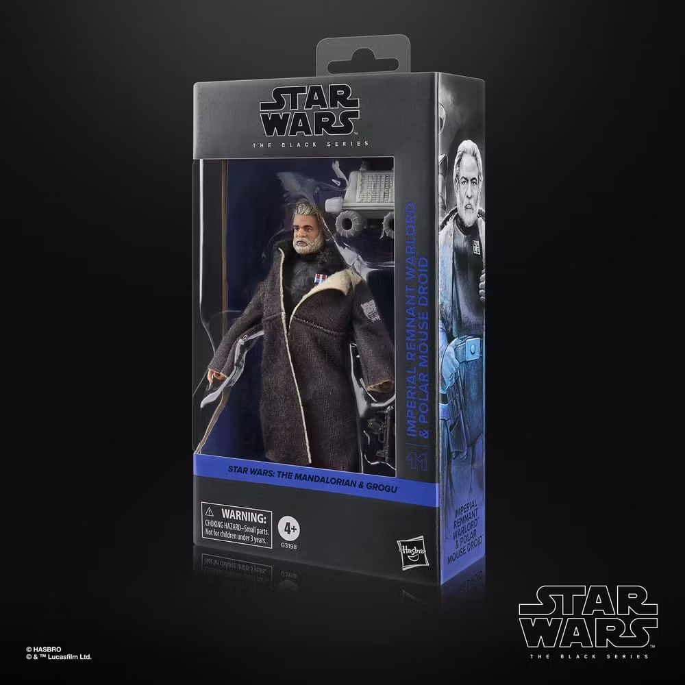 Star Wars: The Mandalorian & Grogu Black Series Imperial Remnant Warlord & Polar Mouse Droid Action Figure