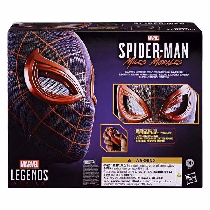 Spider-Man: Miles Morales Marvel Legends Electronic Expressive Mask