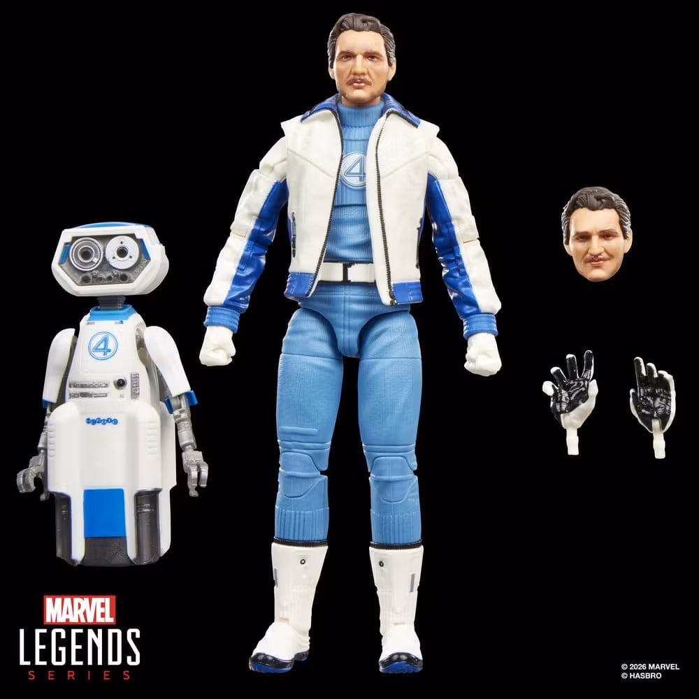 Avengers: Doomsday Marvel Legends Mister Fantastic & Marvel's H.E.R.B.I.E. Action Figure