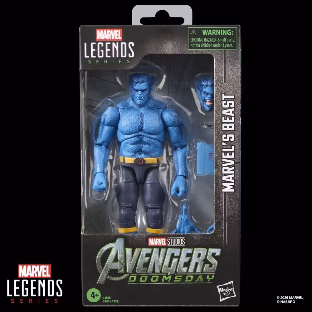 Avengers: Doomsday Marvel Legends Marvel's Beast Action Figure
