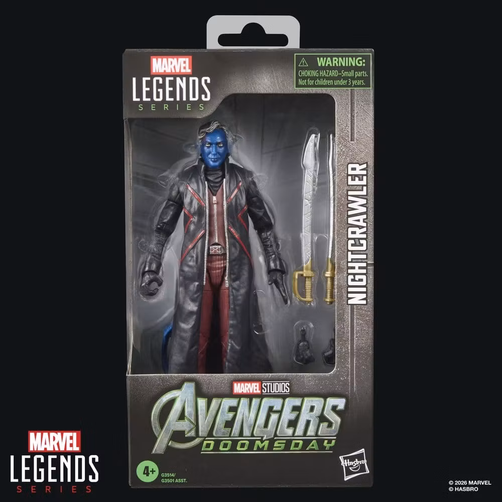 Avengers: Doomsday Marvel Legends Nightcrawler Action Figure