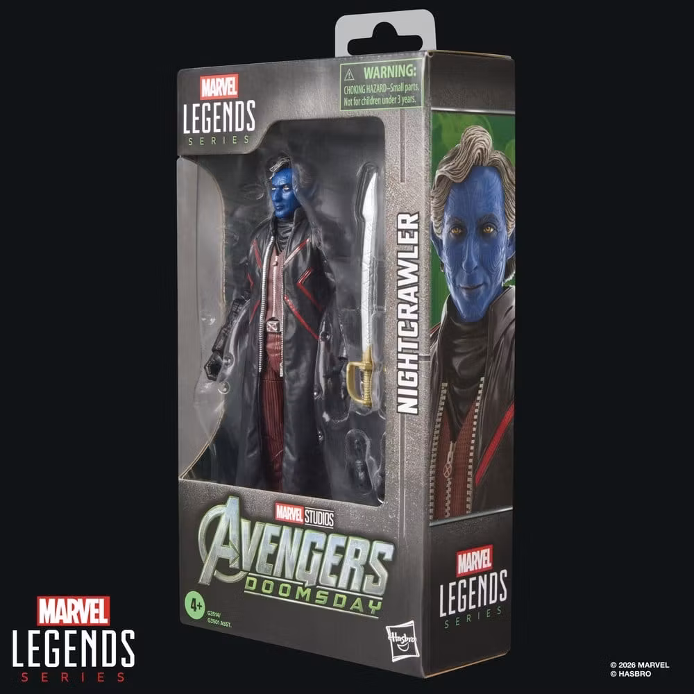 Avengers: Doomsday Marvel Legends Nightcrawler Action Figure