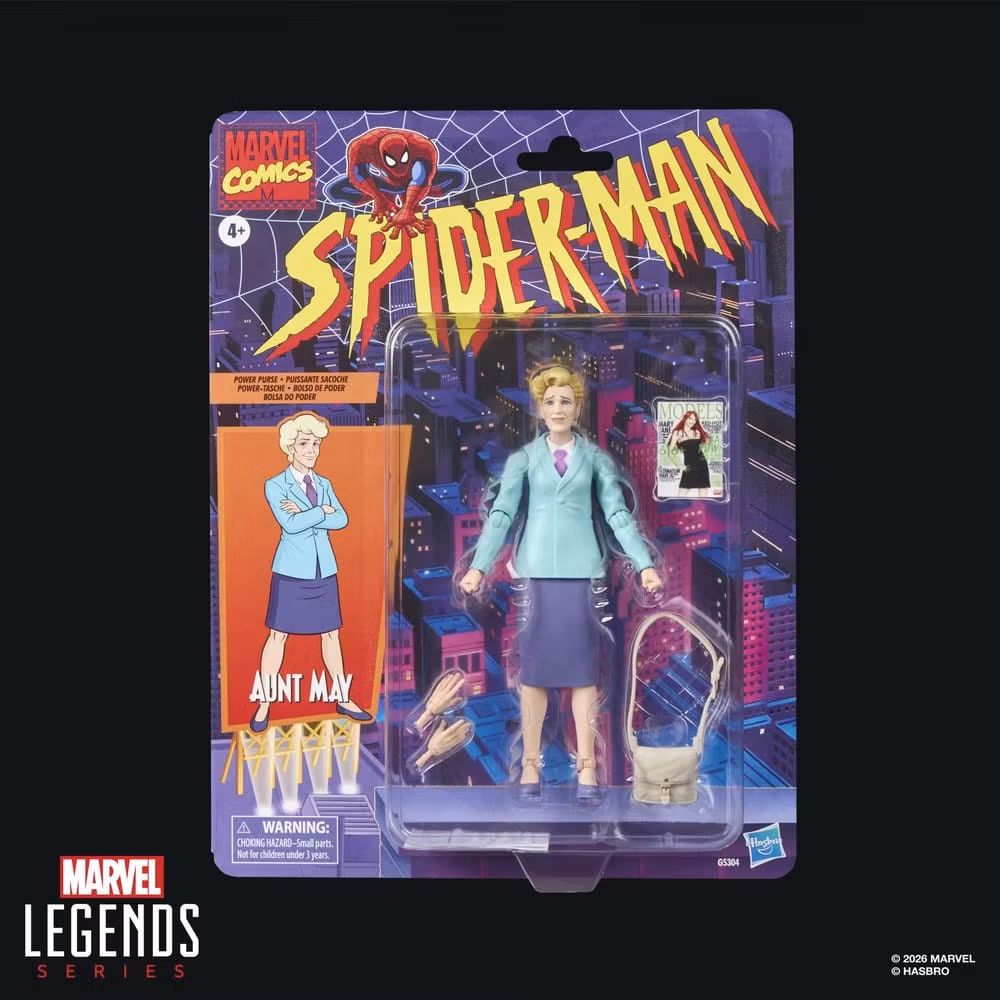 Spider-Man Marvel Legends Aunt May Action Figure