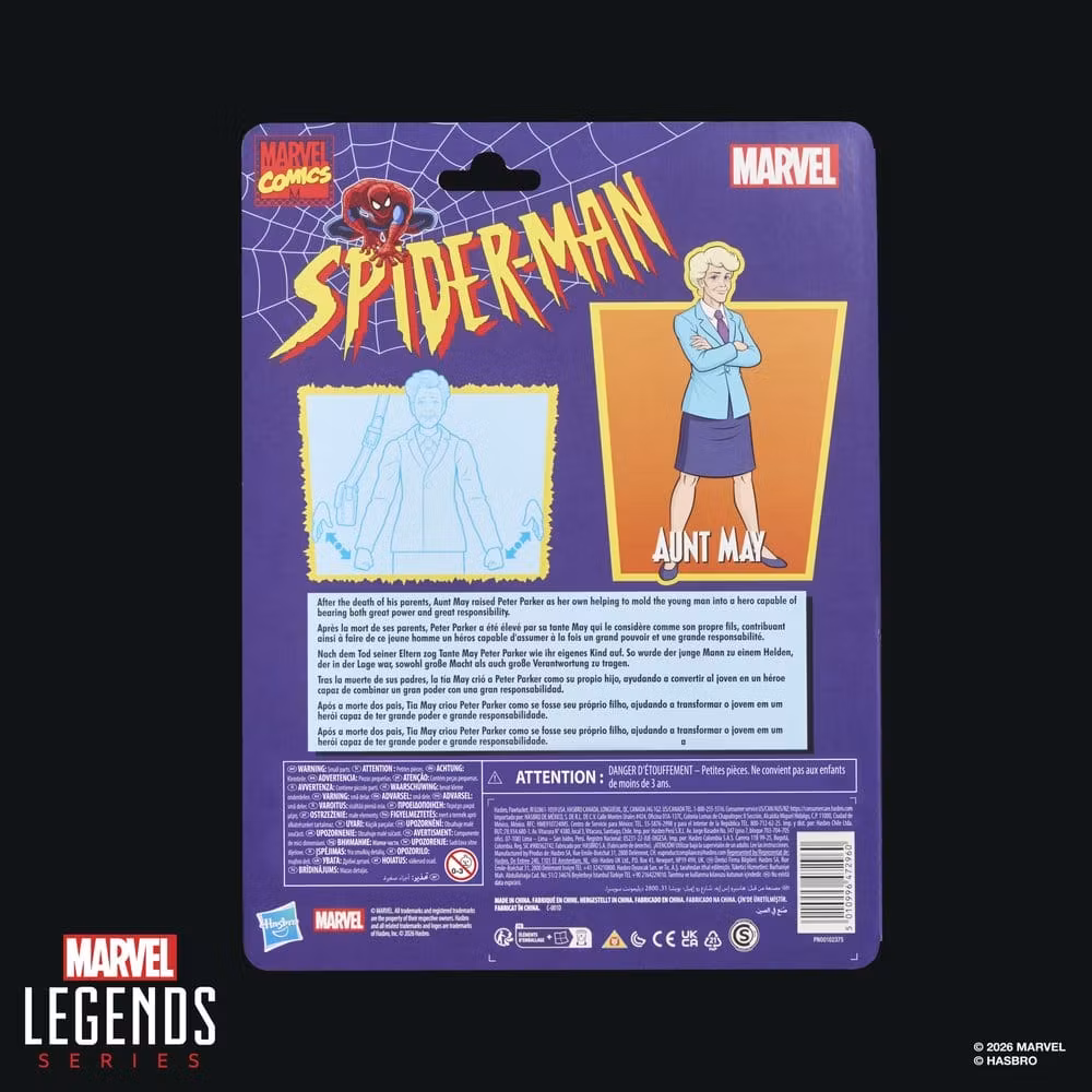 Spider-Man Marvel Legends Aunt May Action Figure