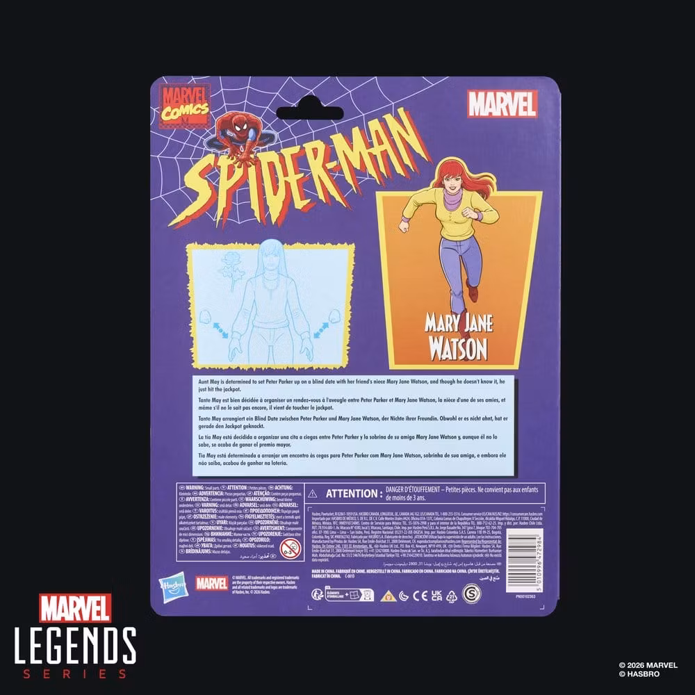 Spider-Man Marvel Legends Mary Jane Watson Action Figure