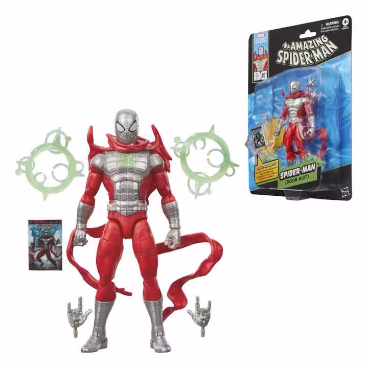 The Amazing Spider-Man Marvel Legends Spider-Man (Doom Suit) Action Figure
