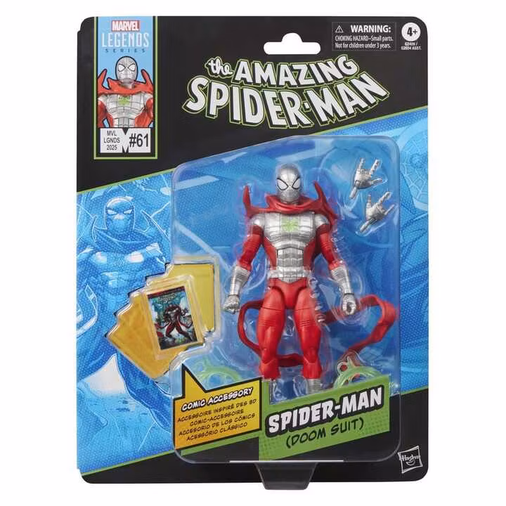 The Amazing Spider-Man Marvel Legends Spider-Man (Doom Suit) Action Figure