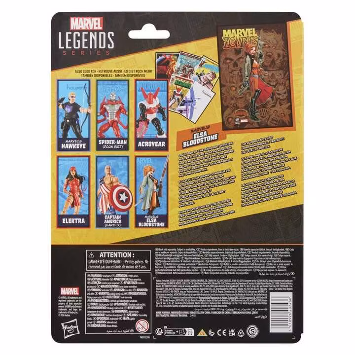 Marvel Zombies Marvel Legends Action Figure Marvel's Elsa Bloodstone