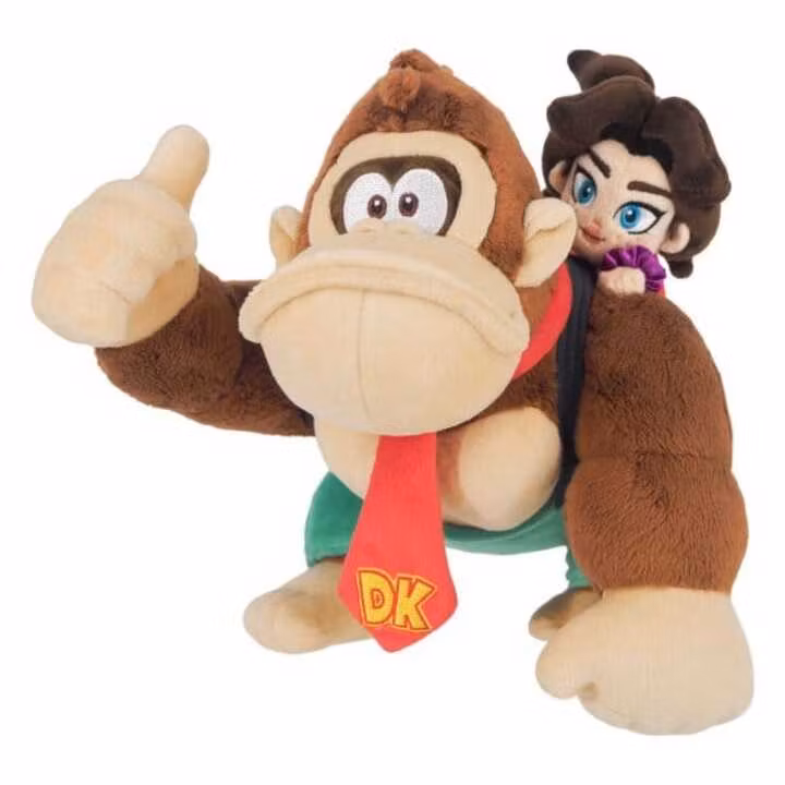 Donkey Kong Bananza Plush Figure Donkey Kong & Pauline