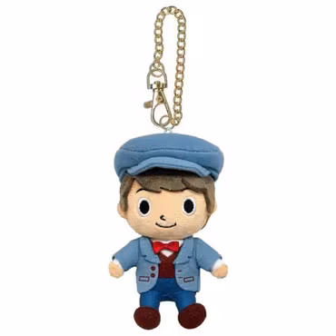 Professor Layton and the New World of Steam Plush Keychain Luke Metal