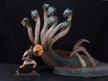 Jason and the Argonauts Ray Harryhausen Collection Hydra with Jason Warrior Statue