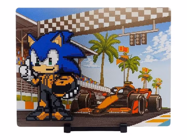 Sonic The Hedgehog x McLaren FiGGYZ Magnet Collectible Sonic McLaren 35th Anniversary