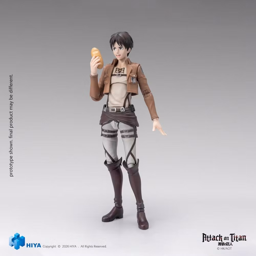 Attack on Titan Exquisite Basic Series Eren Yeager 1/12 Scale Action Figure