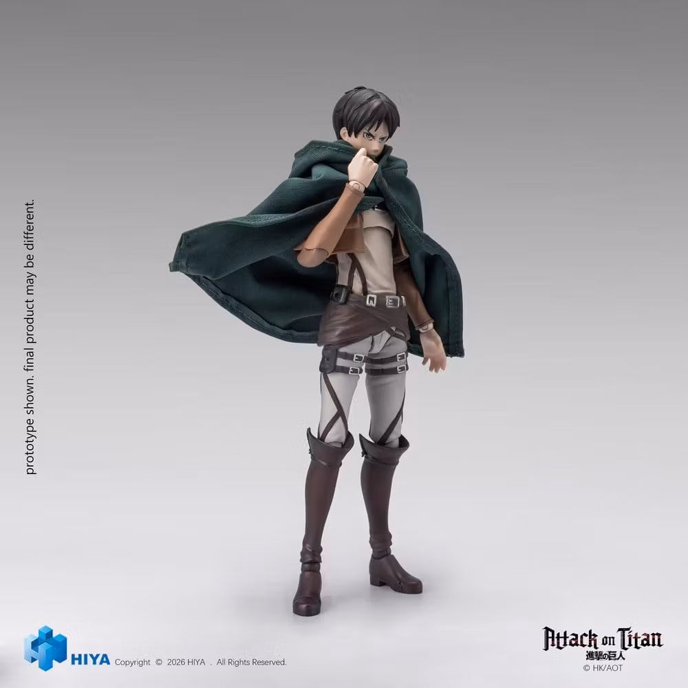 Attack on Titan Exquisite Basic Series Eren Yeager 1/12 Scale Action Figure