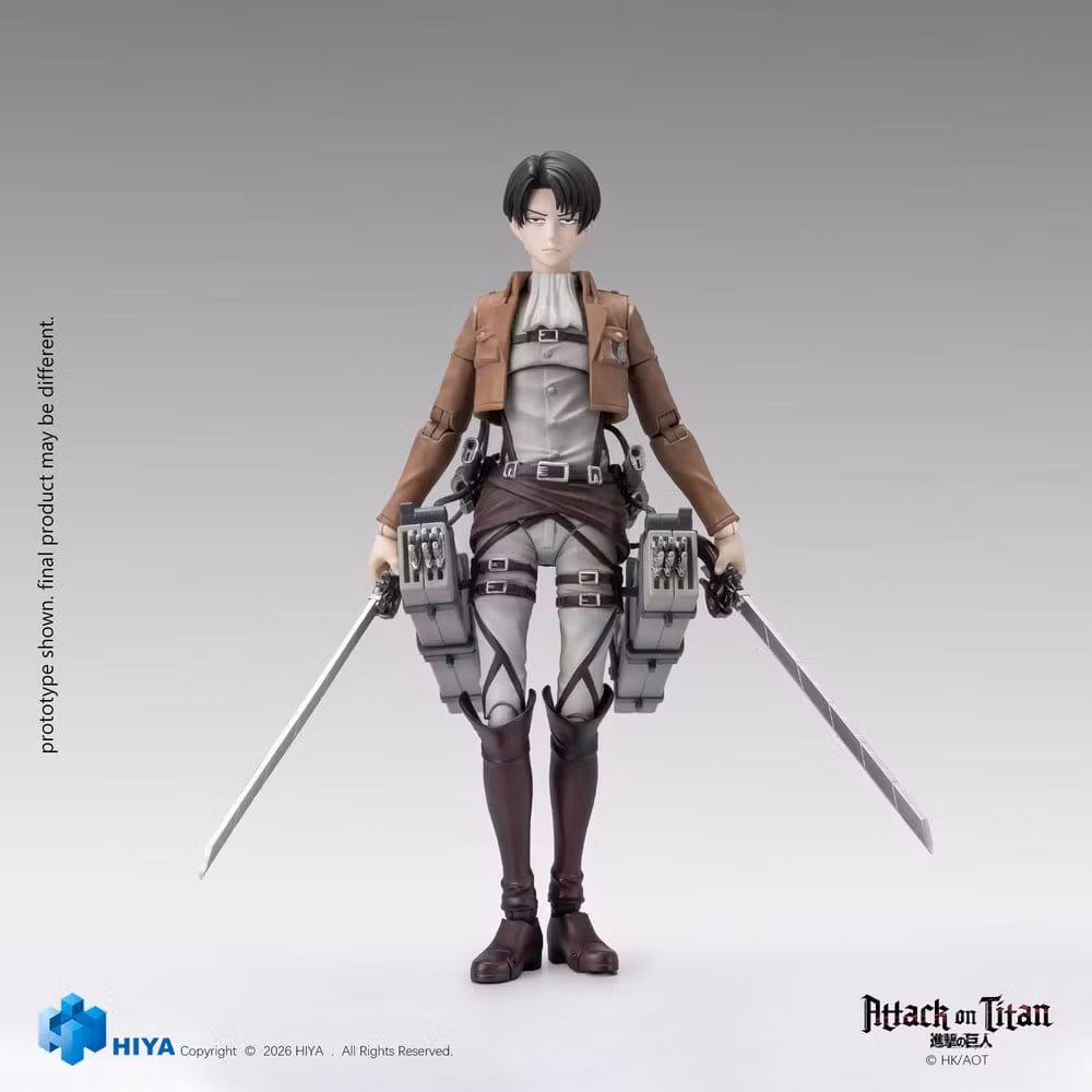 Attack on Titan Exquisite Basic Series Levi Ackerman 1/12 Scale Action Figure