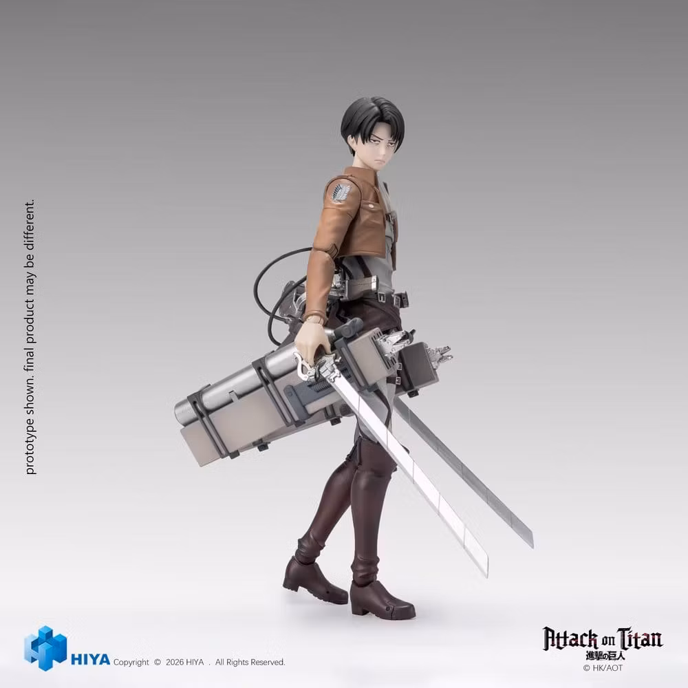 Attack on Titan Exquisite Basic Series Levi Ackerman 1/12 Scale Action Figure