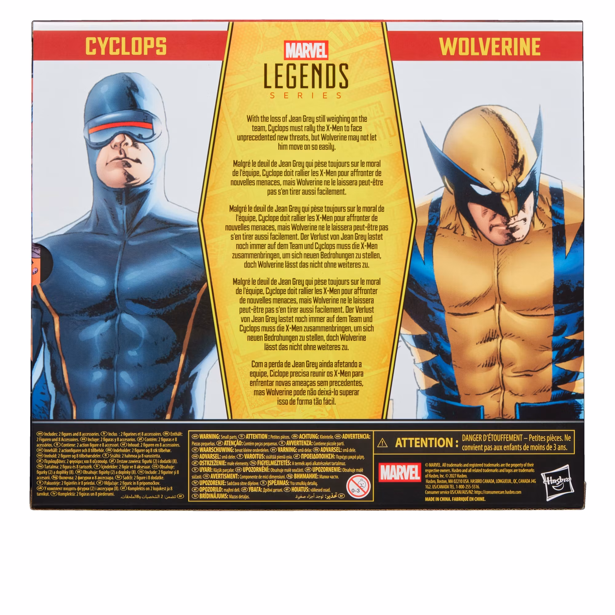 Astonishing X-Men Marvel Legends Cyclops & Wolverine Action Figure Two-Pack