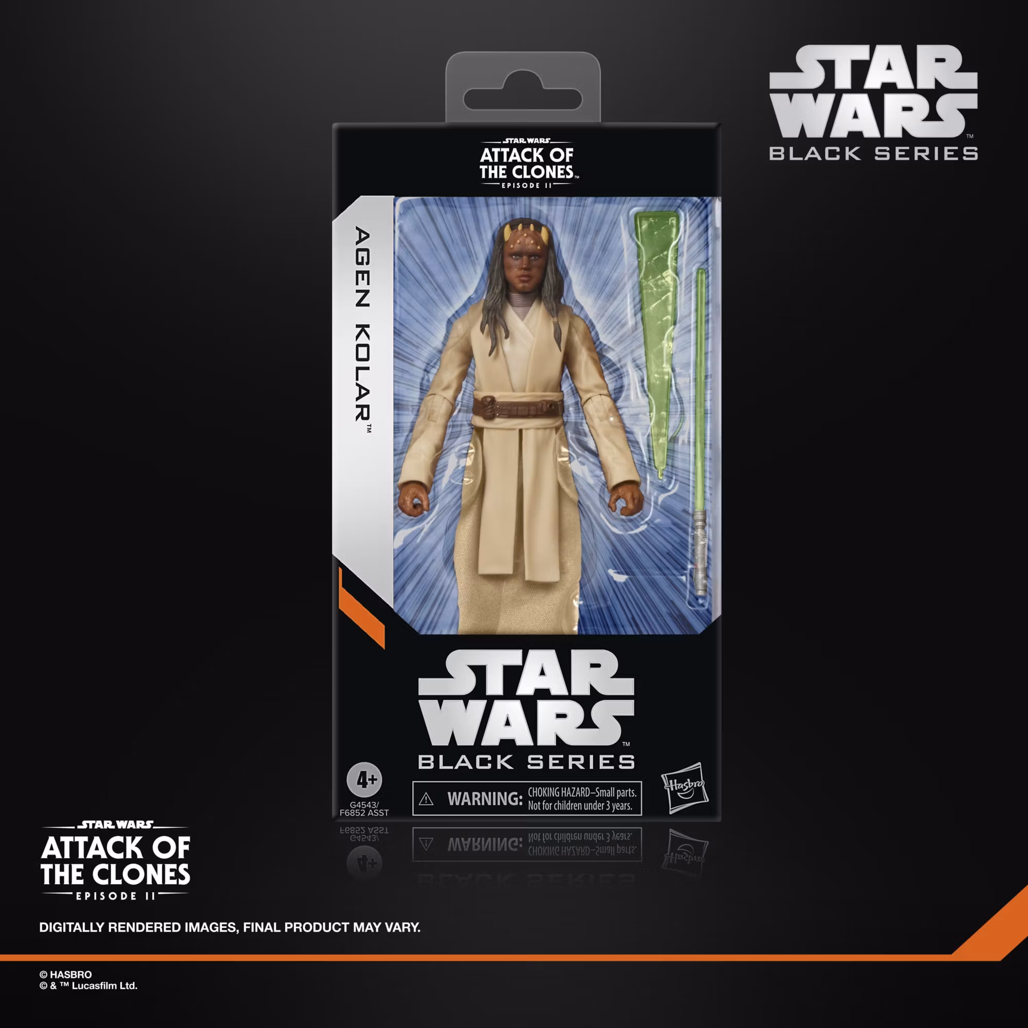 Star Wars: Black Series Agen Kolar (Attack of the Clones) Action Figure