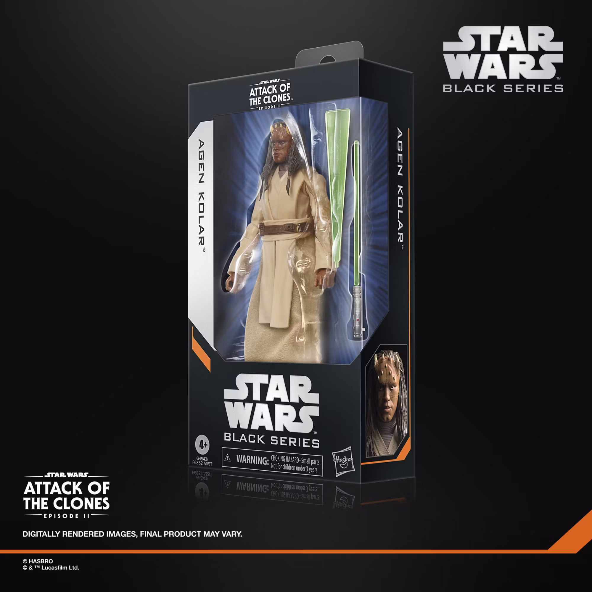 Star Wars: Black Series Agen Kolar (Attack of the Clones) Action Figure