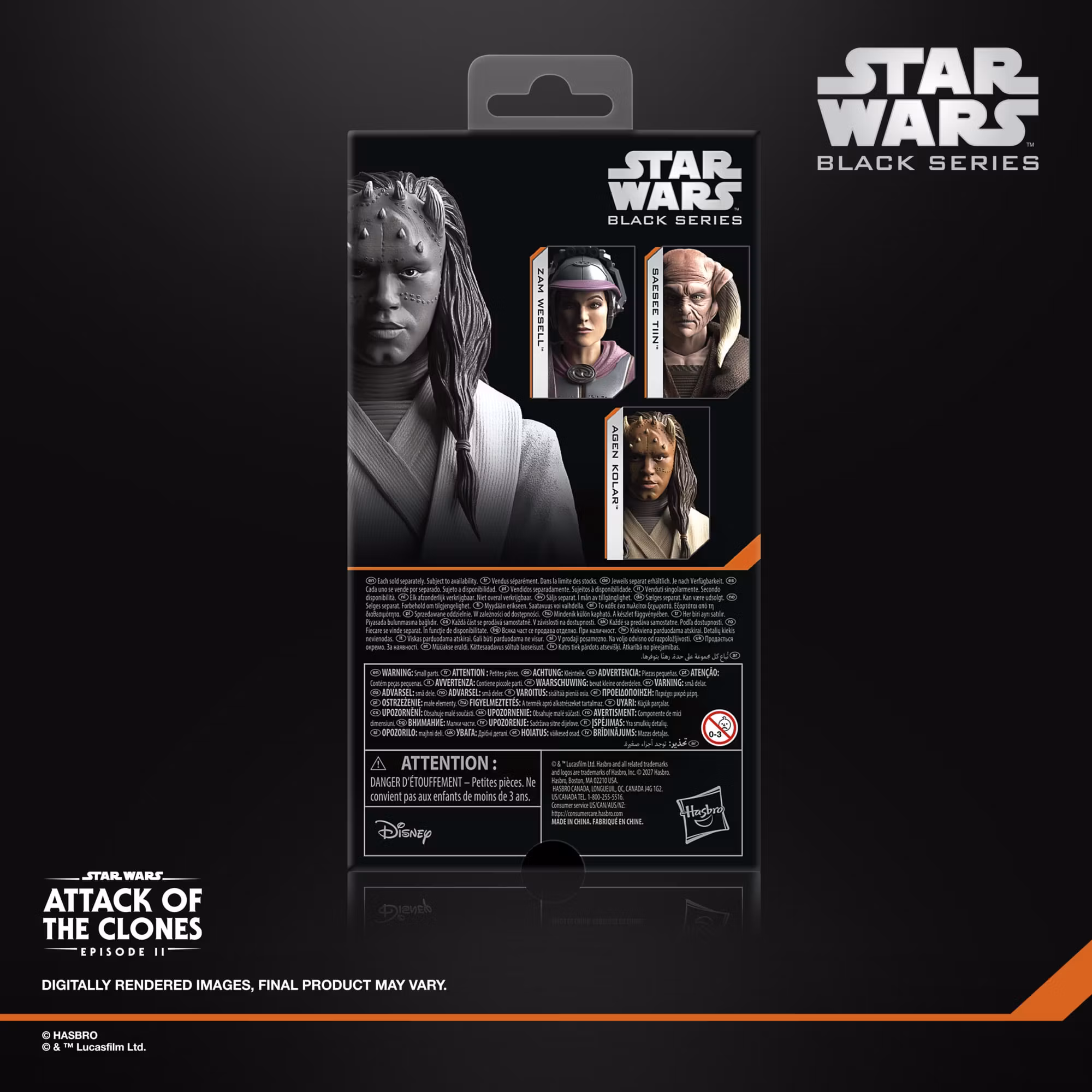 Star Wars: Black Series Agen Kolar (Attack of the Clones) Action Figure