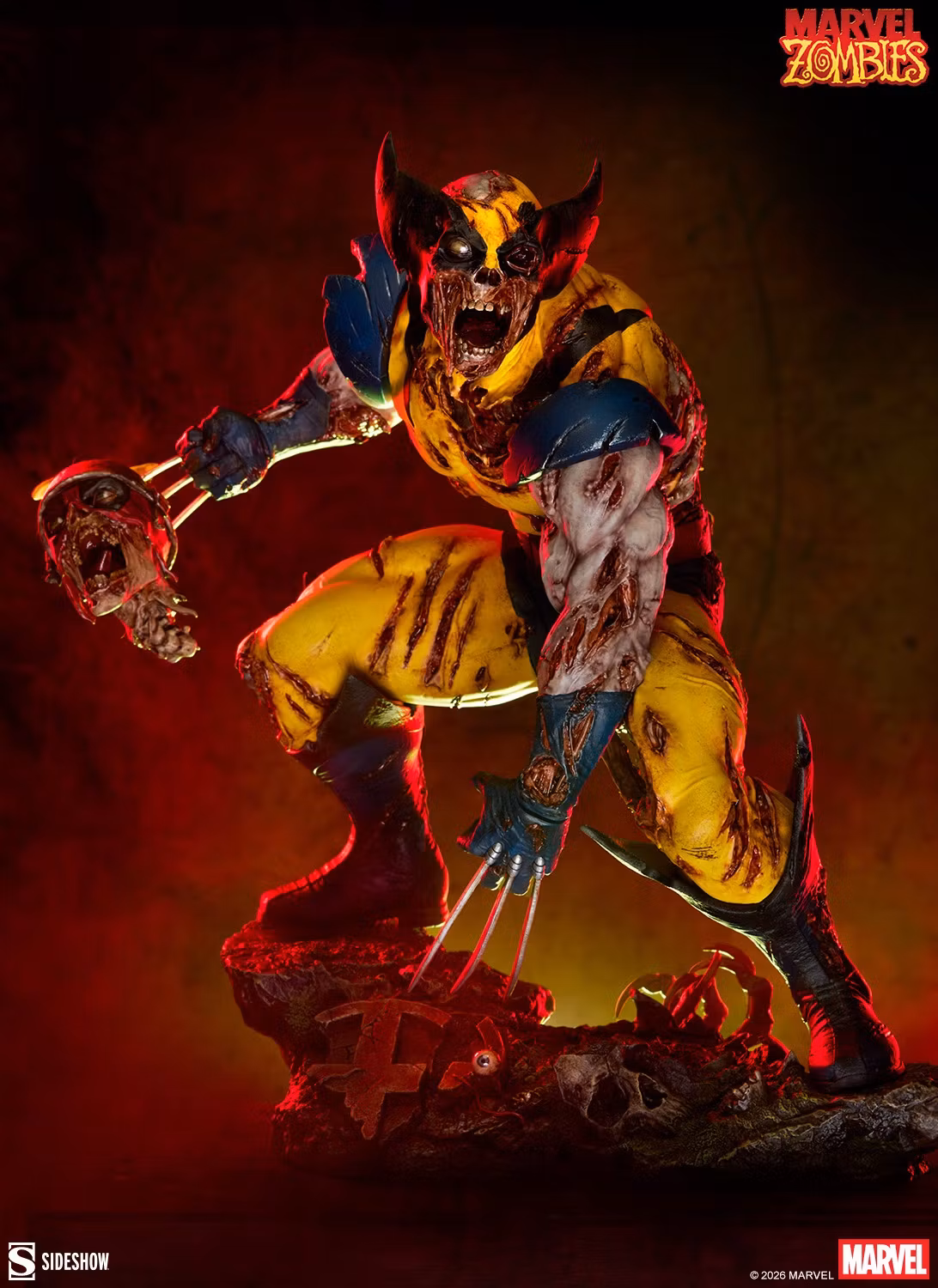 Marvel Zombies Wolverine Statue