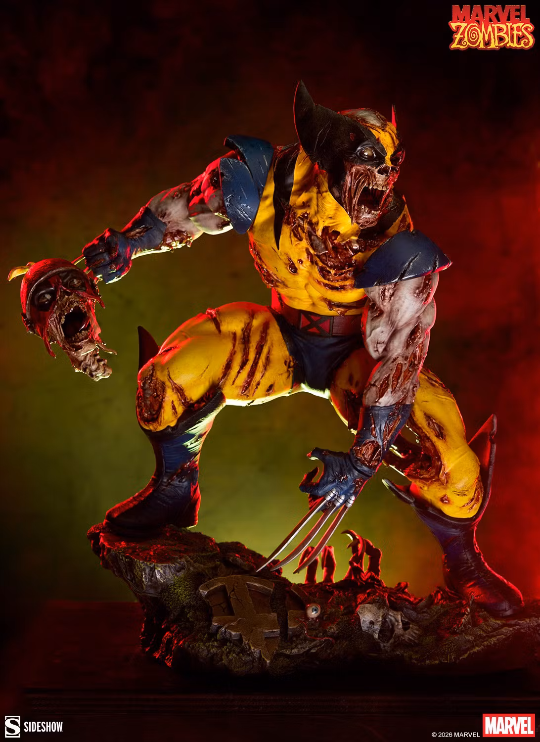 Marvel Zombies Wolverine Statue