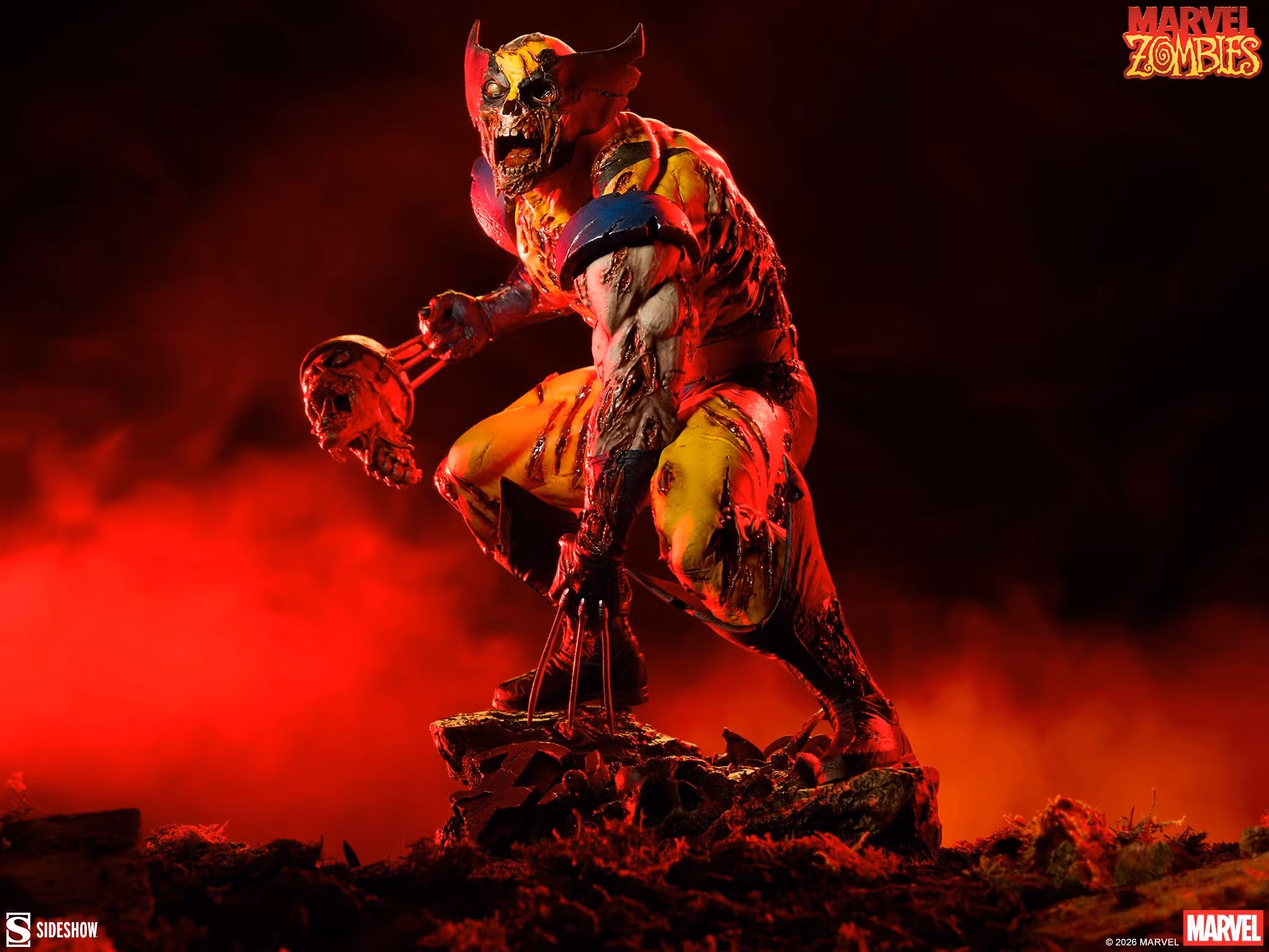Marvel Zombies Wolverine Statue