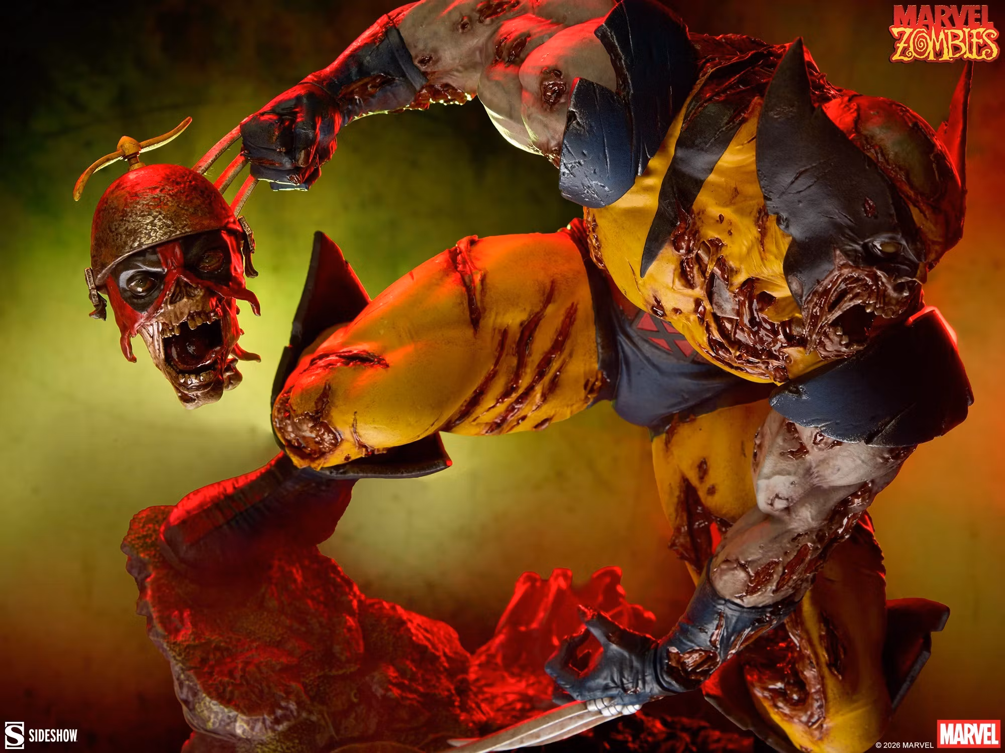 Marvel Zombies Wolverine Statue