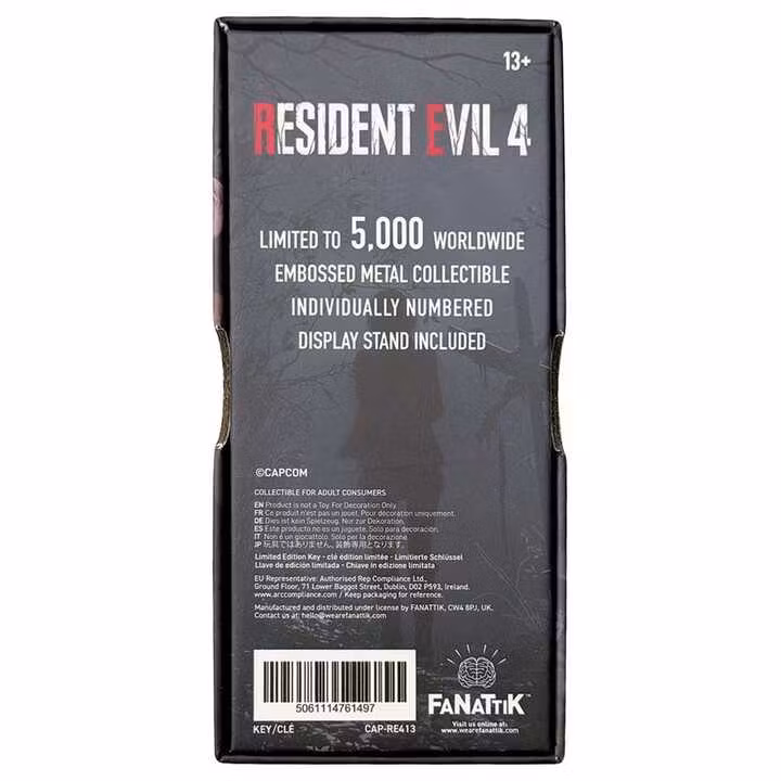 Resident Evil Replica Dungeon Key Limited Edition