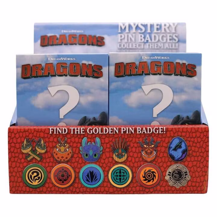 How to Train Your Dragon Mystery Pin Badges Blind Box (12)