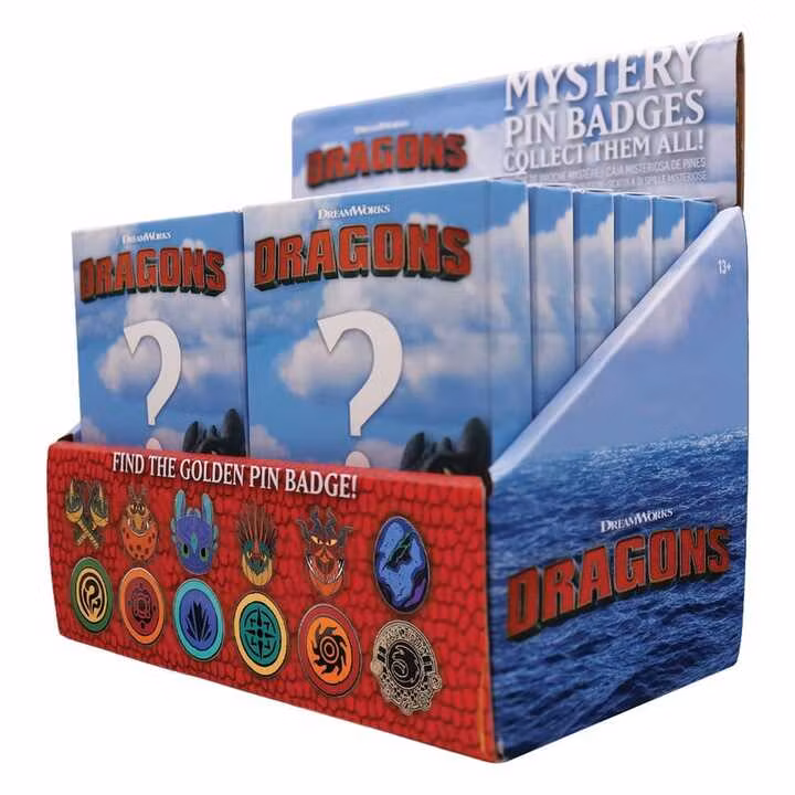How to Train Your Dragon Mystery Pin Badges Blind Box (12)